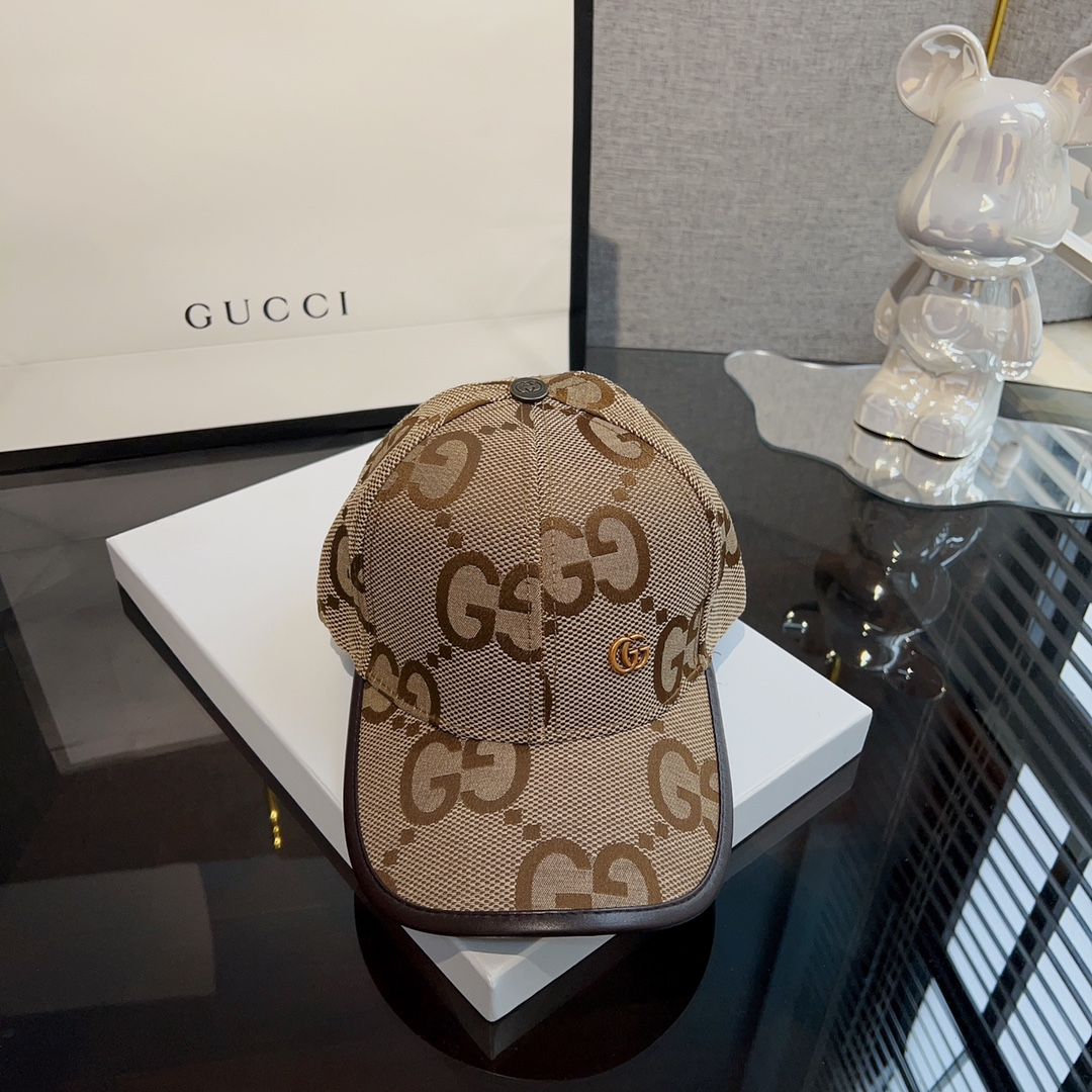 Gucci Jumbo GG Canvas Baseball Cap - KAIROO