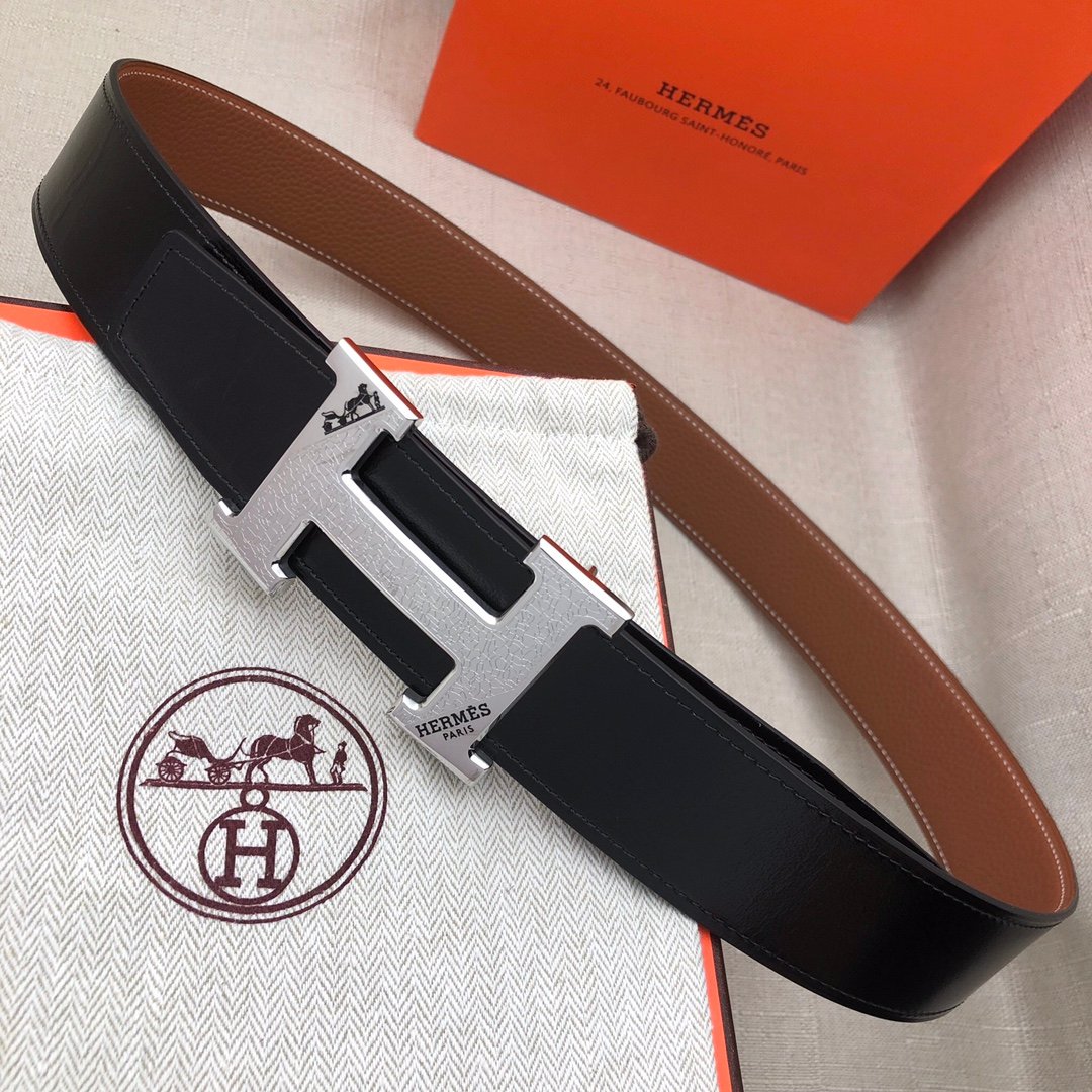 Hermès 38mm Reversible H Belt - KAIROO