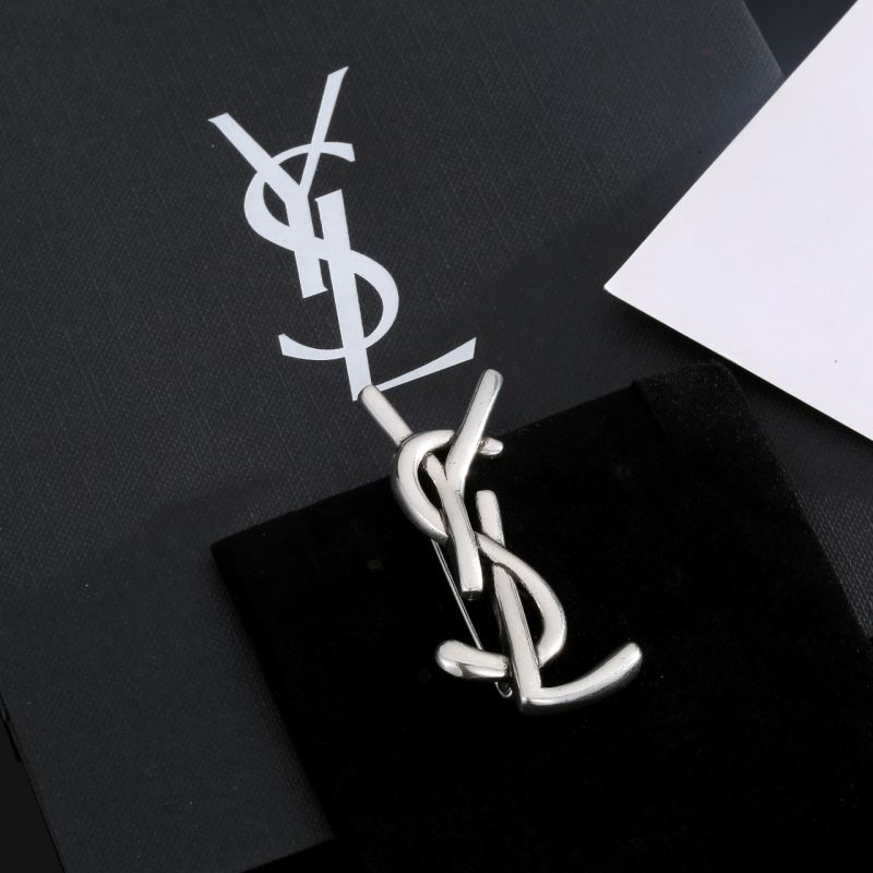 Saint Laurent YSL Monogram Brooch - KAIROO