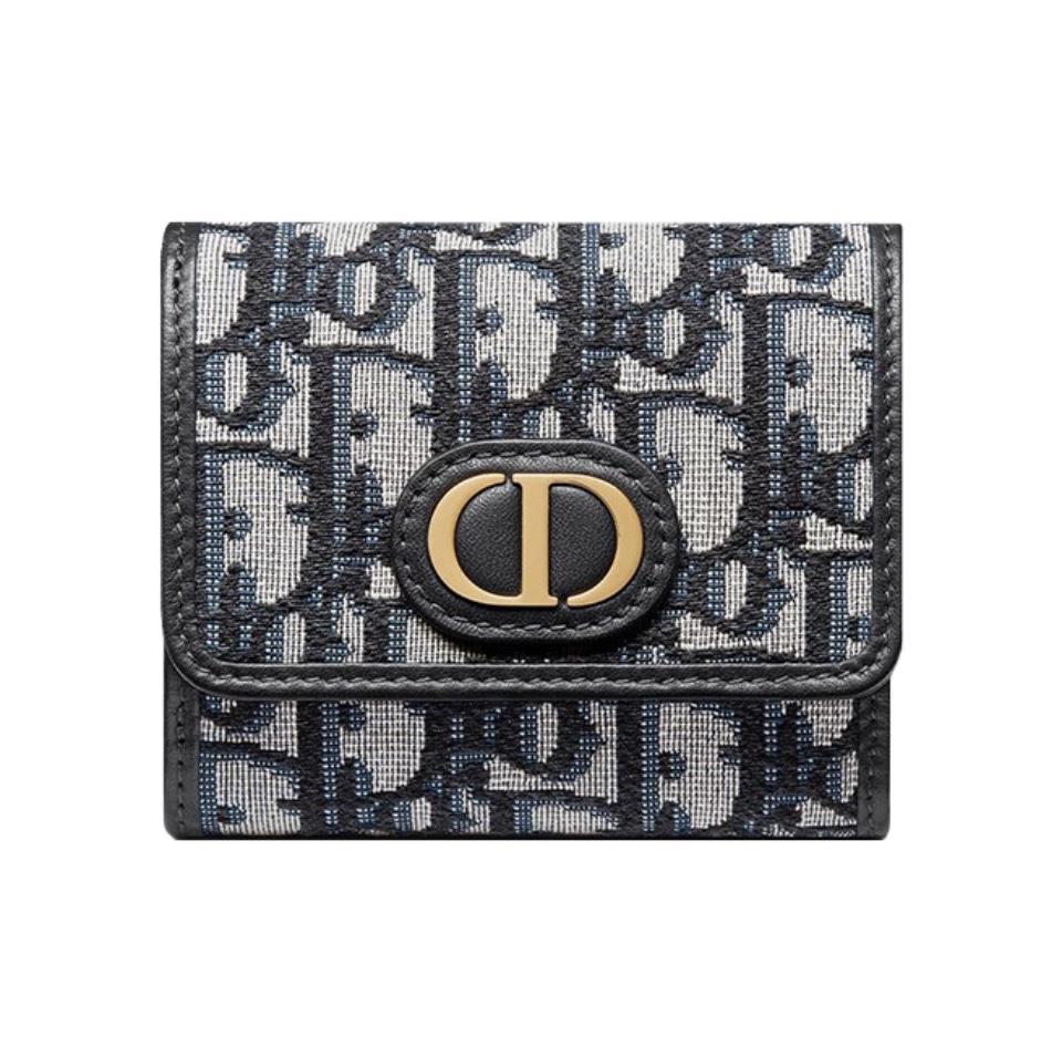 Dior 30 Montaigne Oblique Three-Fold Compact Wallet - KAIROO