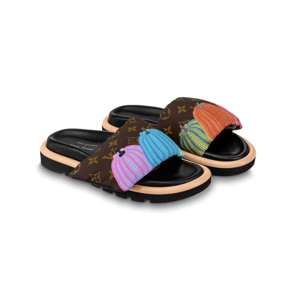 Louis Vuitton LV  Pool Pillow Comfort x Yayoi Kusama Platform Mule - KAIROO