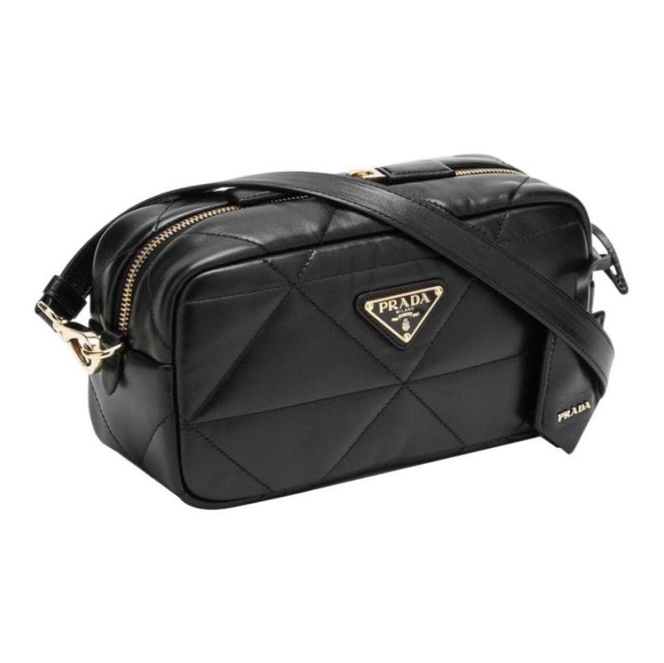Prada Quilted Nappa Leather Mini Makeup Chain Box Shoulder Bag - KAIROO
