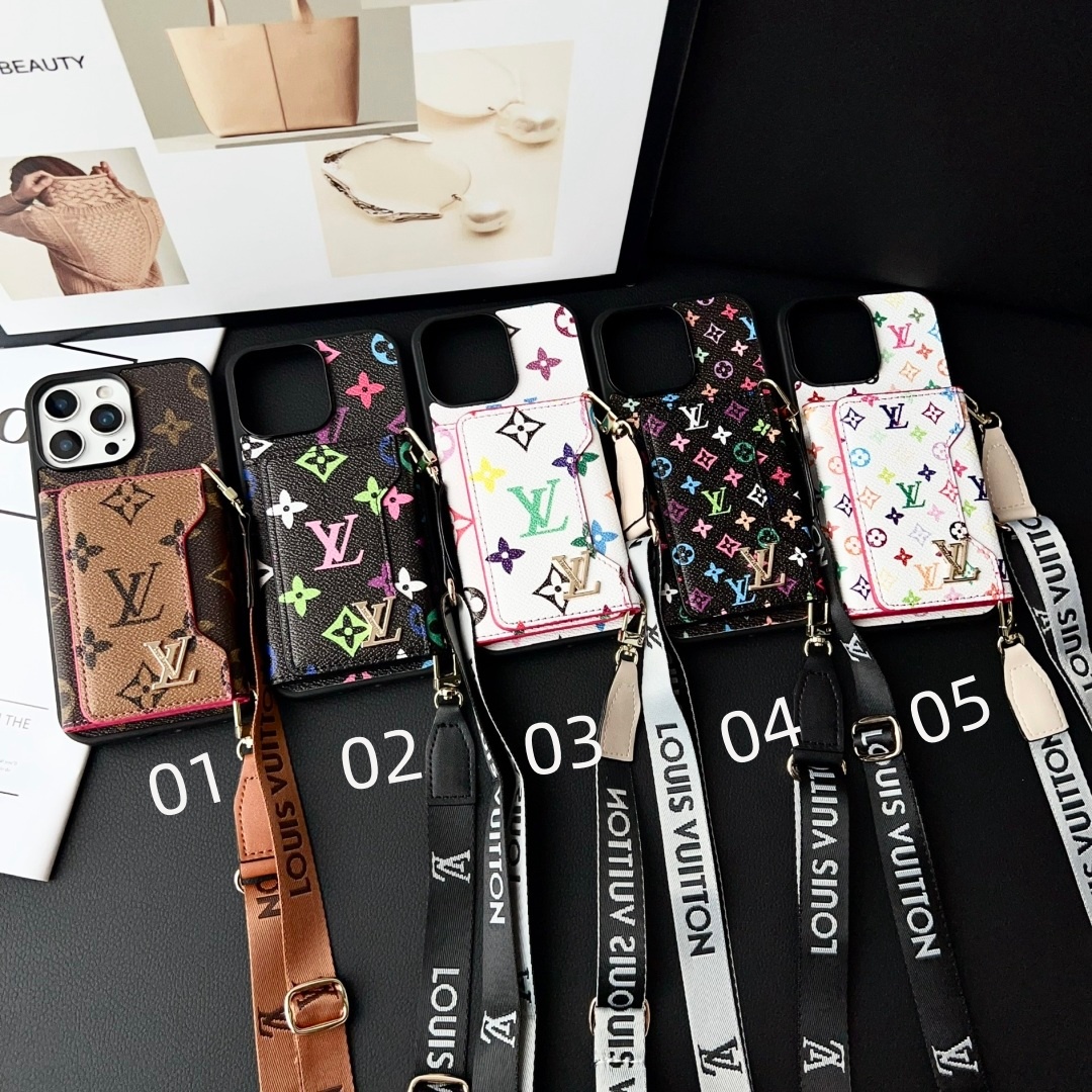 Louis Vuitton LV  iPhone Card Holder Case - KAIROO