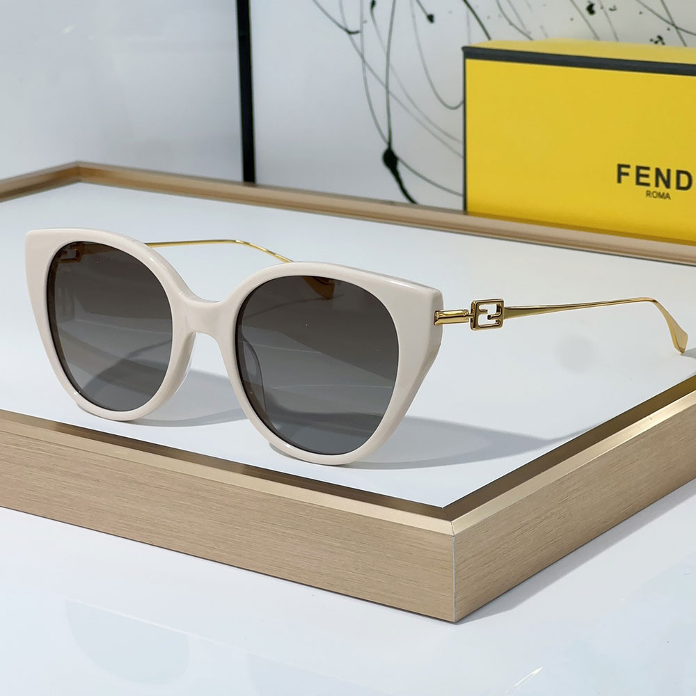 Fendi Slim Metal Mirror legs Sunglasses Top quality - KAIROO