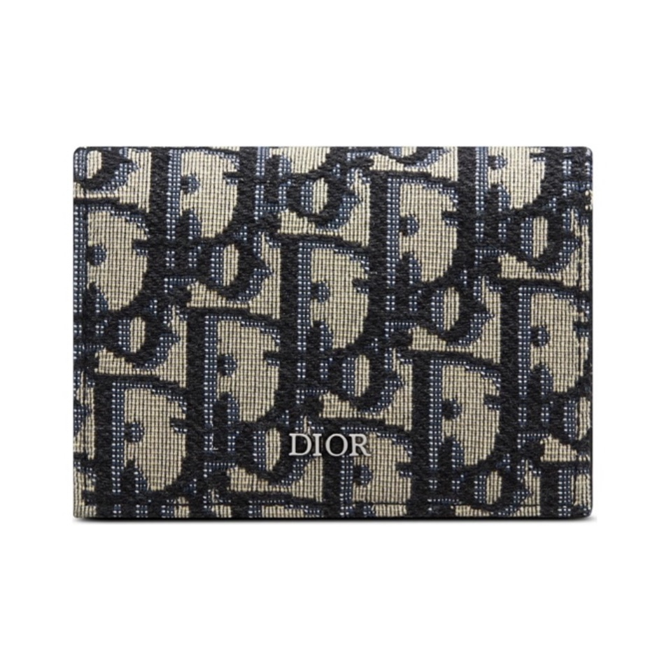 Dior Oblique Bifold Short Coin Card Holder Wallet - KAIROO