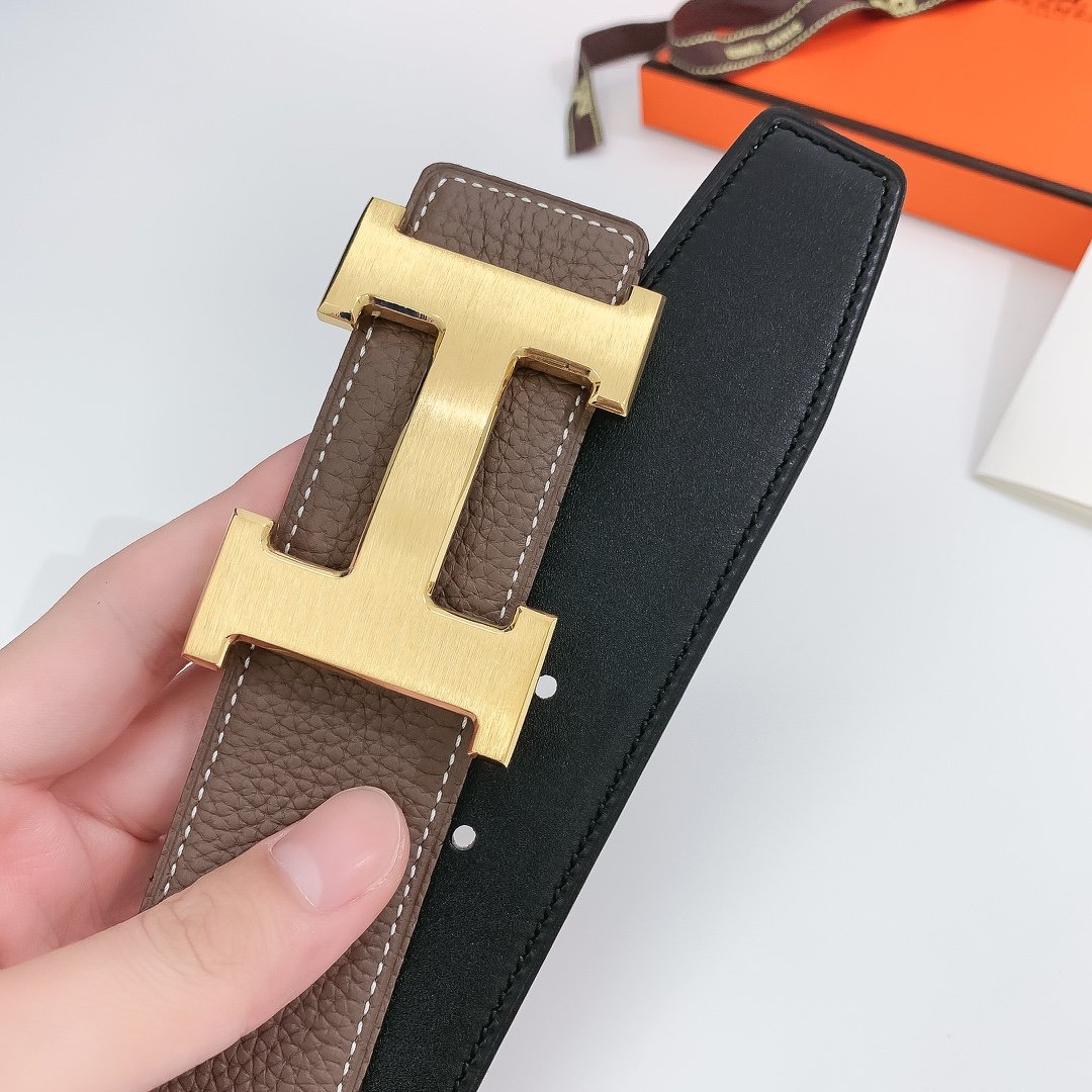 Hermès 38mm Reversible H Belt - KAIROO