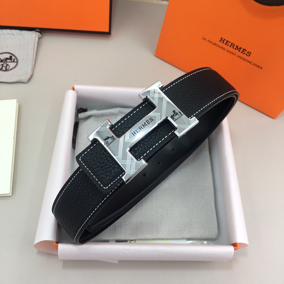 Hermès 38mm Reversible H Belt - KAIROO