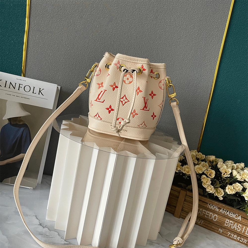 Louis Vuitton LV  Bicolor Monogram Empreinte Nano Noé - KAIROO