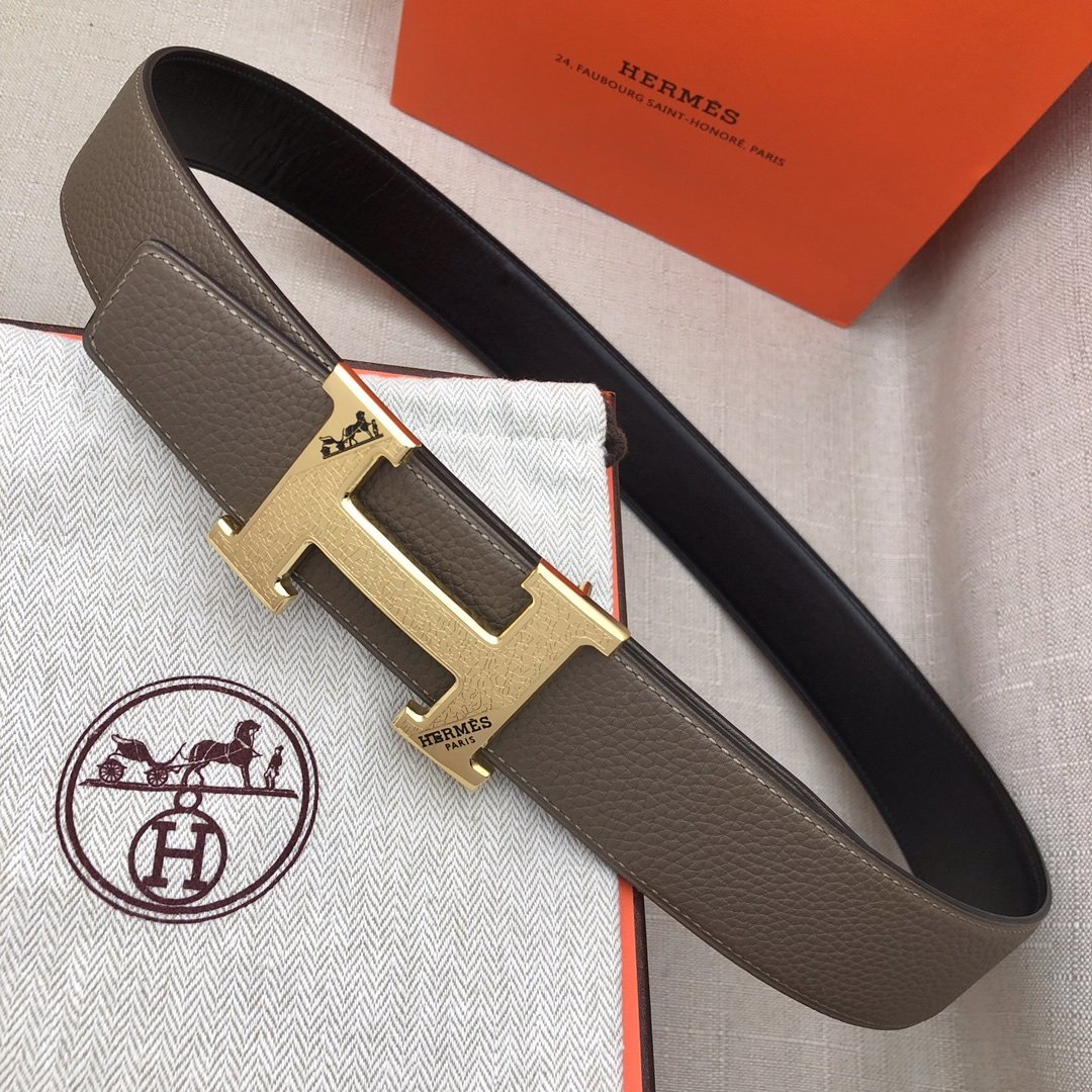 Hermès 38mm Reversible H Belt - KAIROO