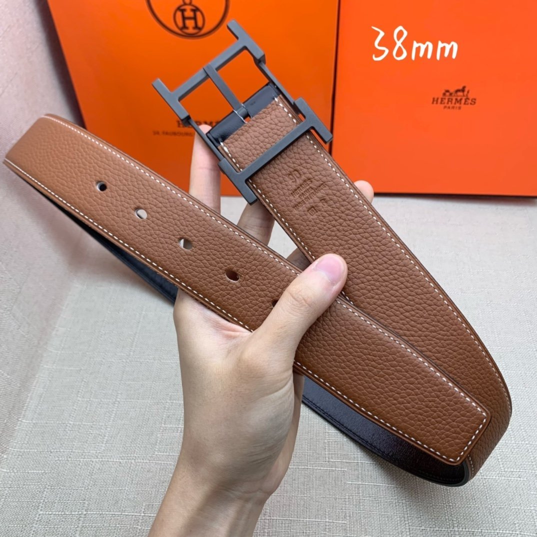 Hermès 38mm Reversible H Belt - KAIROO