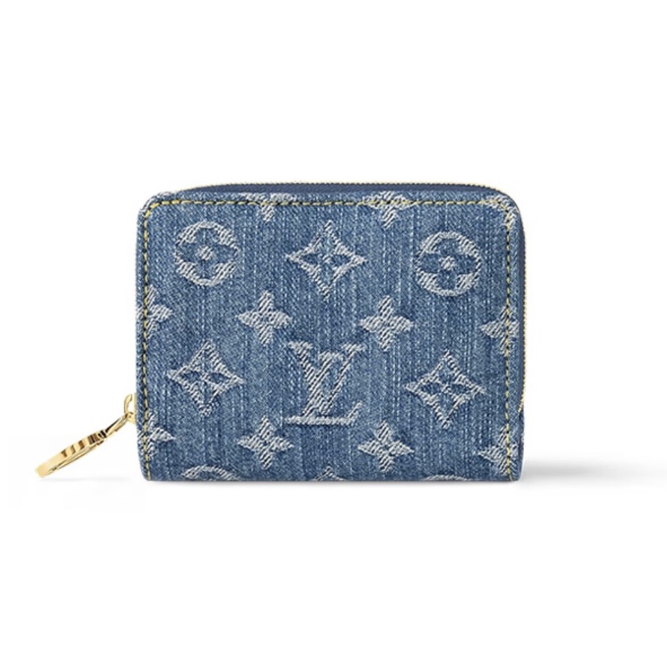 Louis Vuitton LV  Zippy Coin Purse Monogram Denim - KAIROO