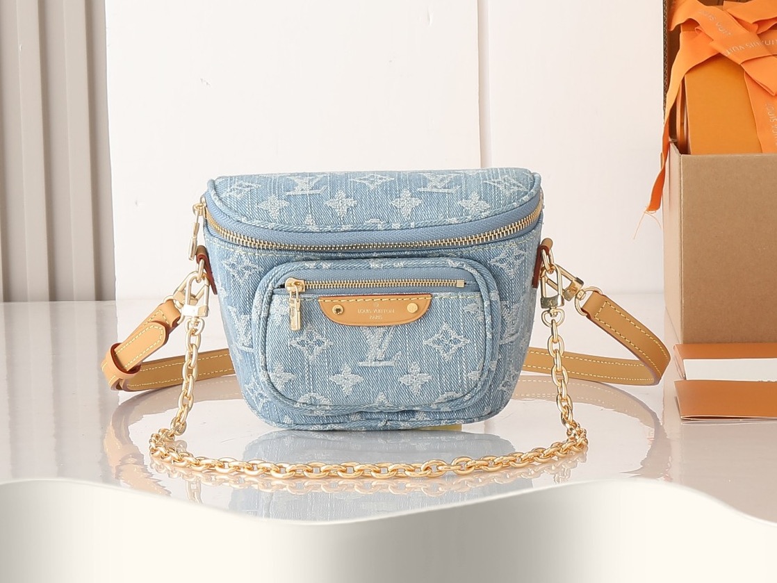 Louis Vuitton LV Denim Mini Bumbag - KAIROO
