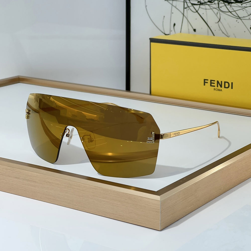 Fendi Aviator Rimless Sunglasses Top quality - KAIROO
