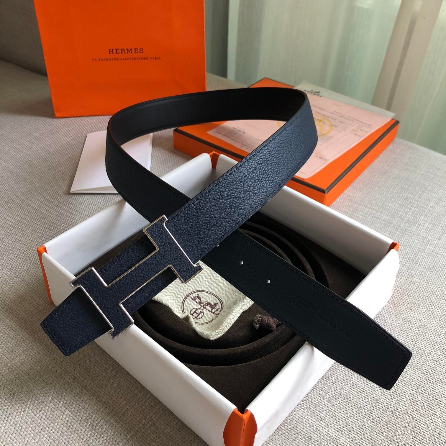 Hermès 38mm Reversible H Belt - KAIROO