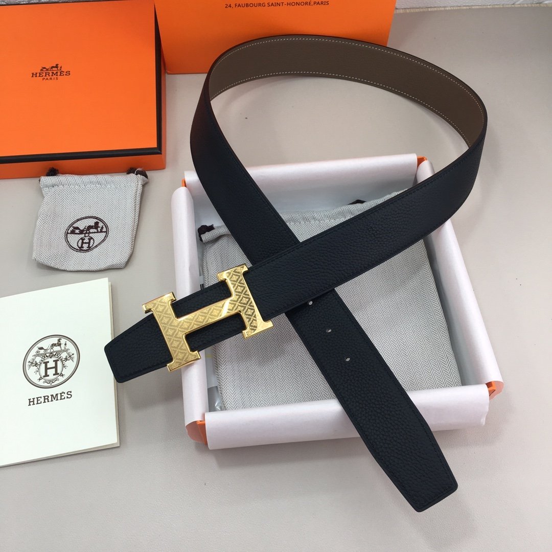 Hermès 38mm Reversible H Belt - KAIROO