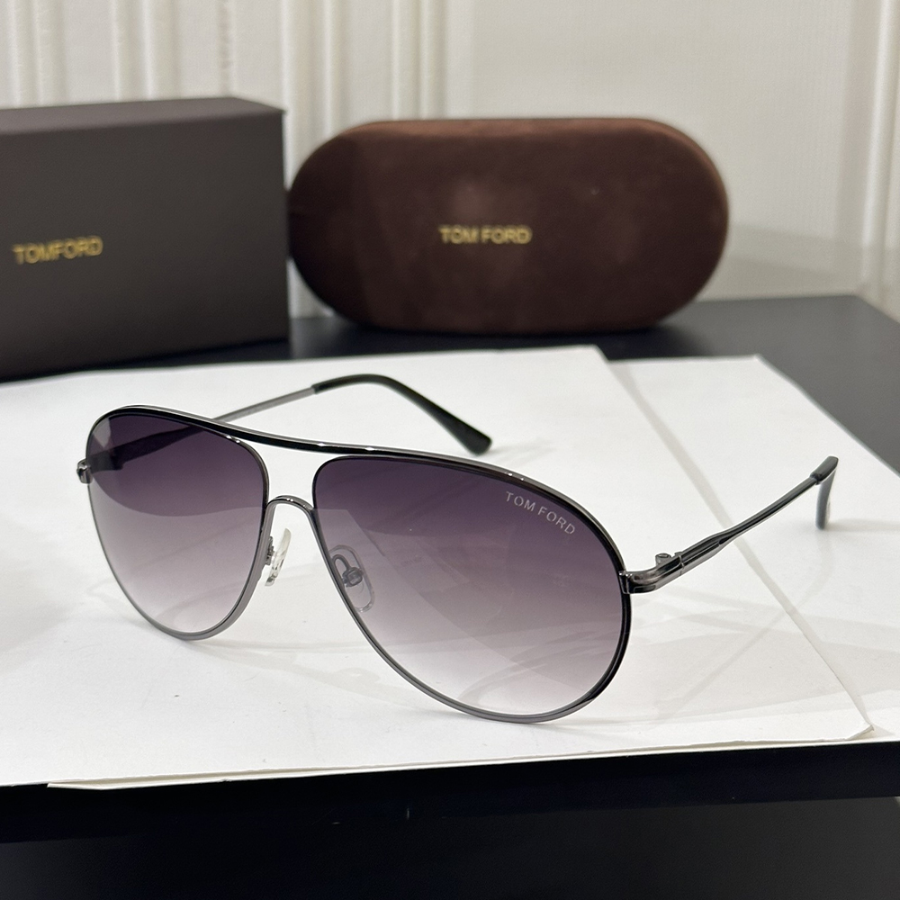Tom Ford Thin Frame Metal Sunglasses Top Quality - KAIROO