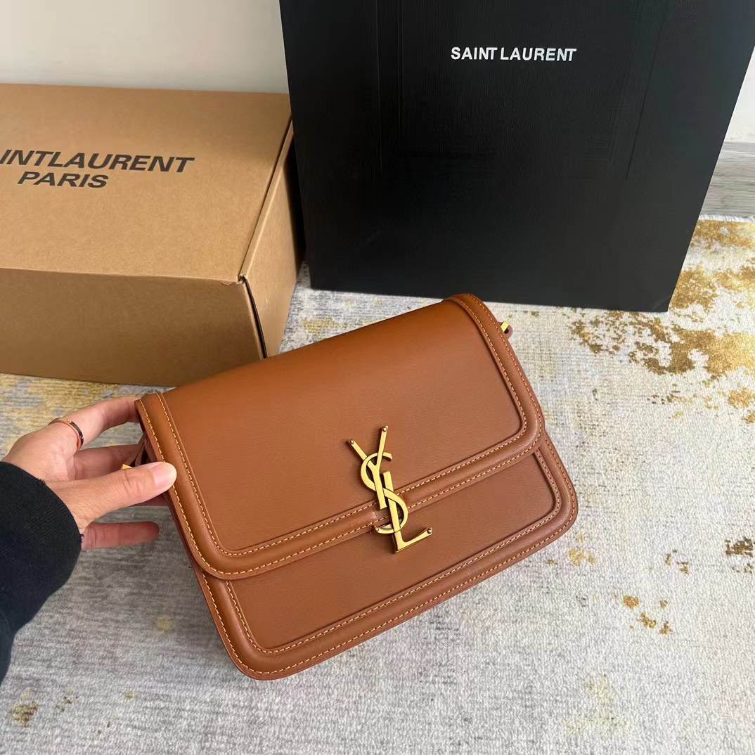 Saint Laurent Solferino Medium Shoulder Bag In Smooth Leather - KAIROO