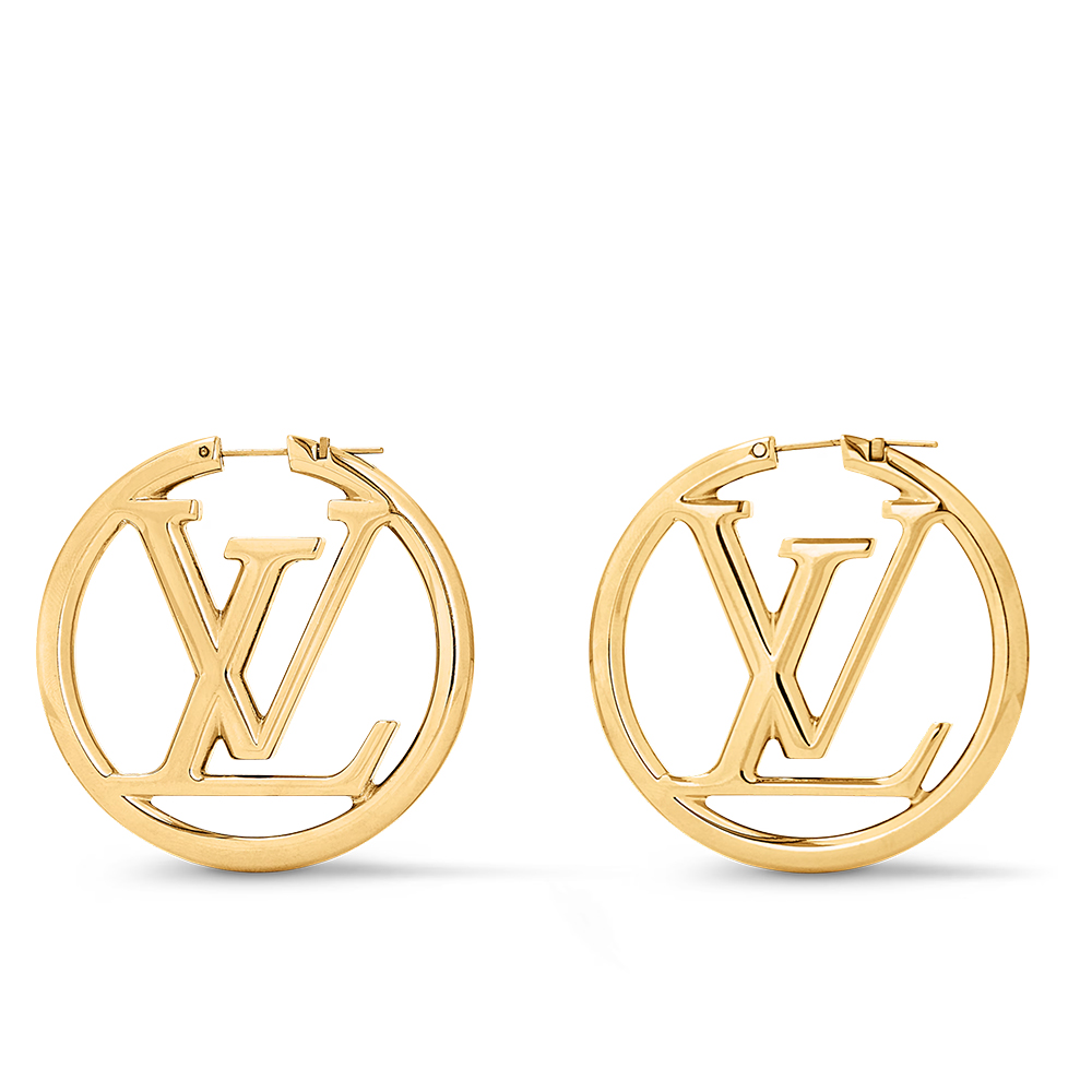 Louis Vuitton LV Louise Hoop Earrings - KAIROO
