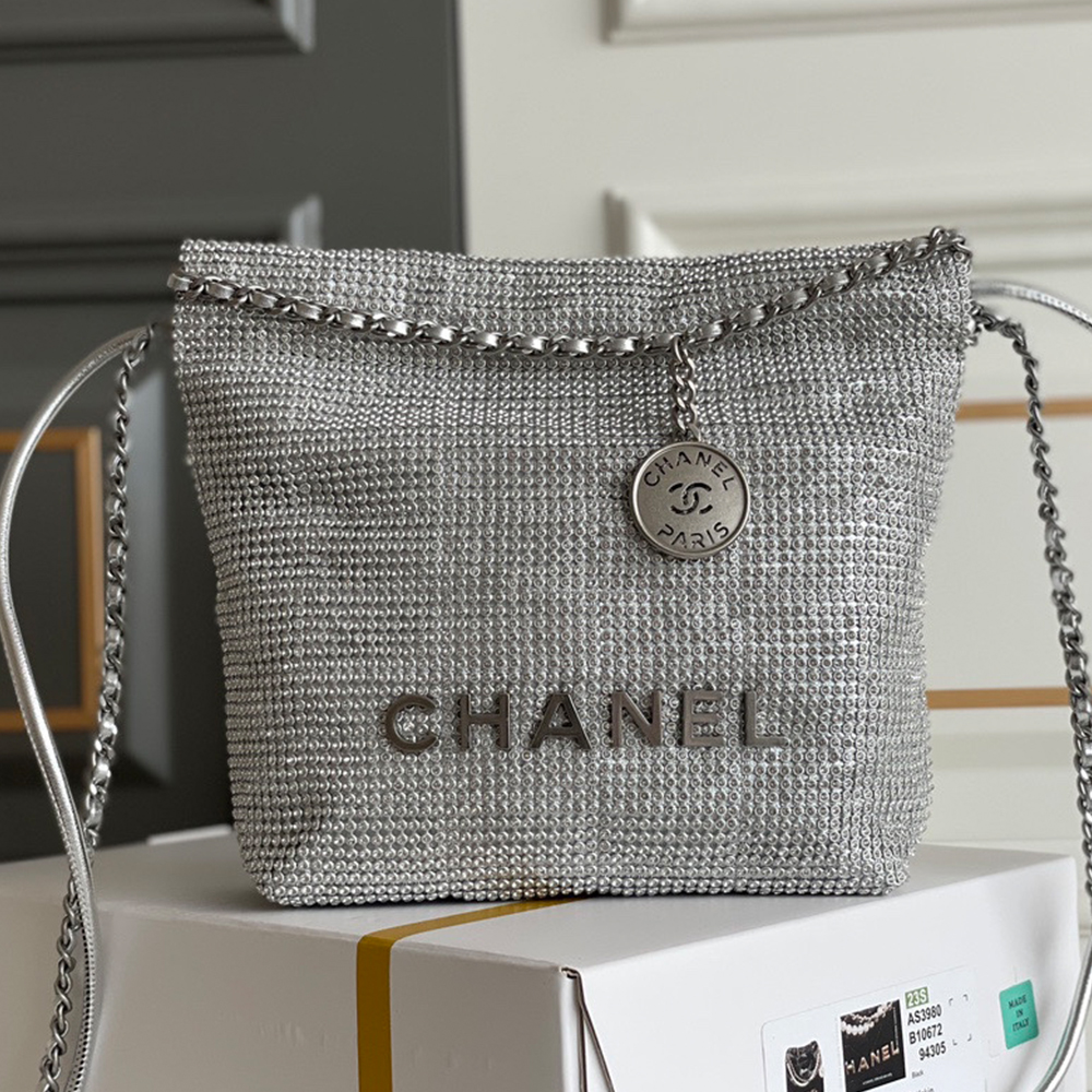 Chanel 22 Mini Hobo Bag with Sequins - KAIROO
