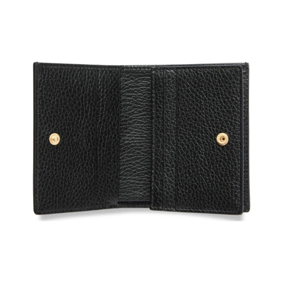 GUCCI Marmont GG Canvas Leather Bifold Wallet - KAIROO