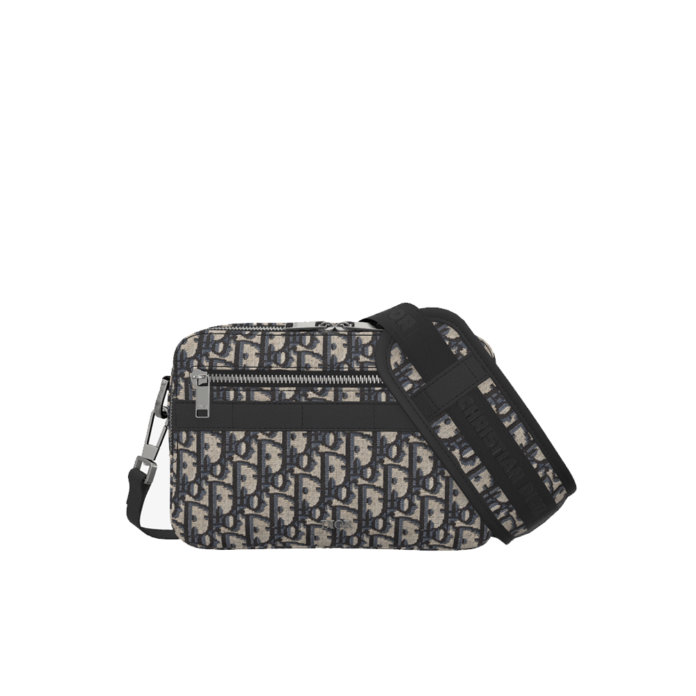 Dior Safari Oblique Jacquard Webbing Strap Shoulder Crossbody Bag - KAIROO