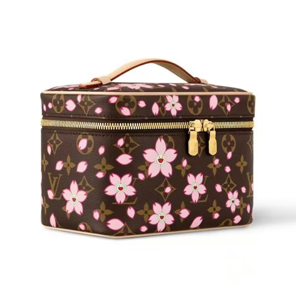 Louis Vuitton LV  Takashi Murakami Cherry Blossom Vanity Case - KAIROO
