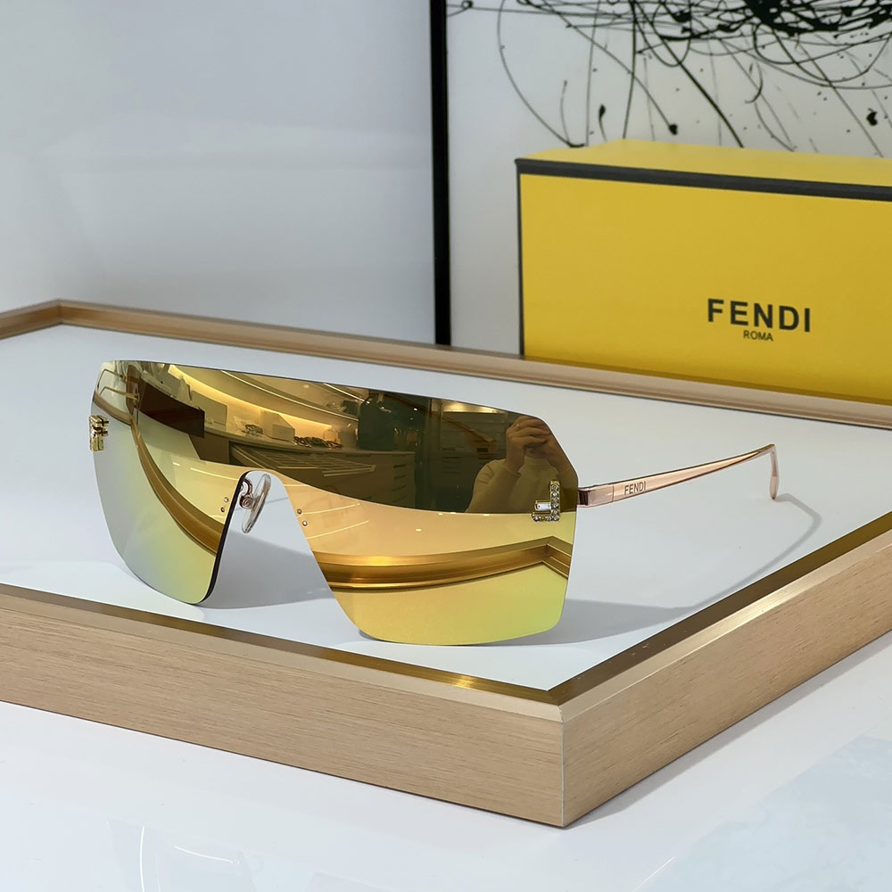 Fendi Aviator Rimless Sunglasses Top quality - KAIROO