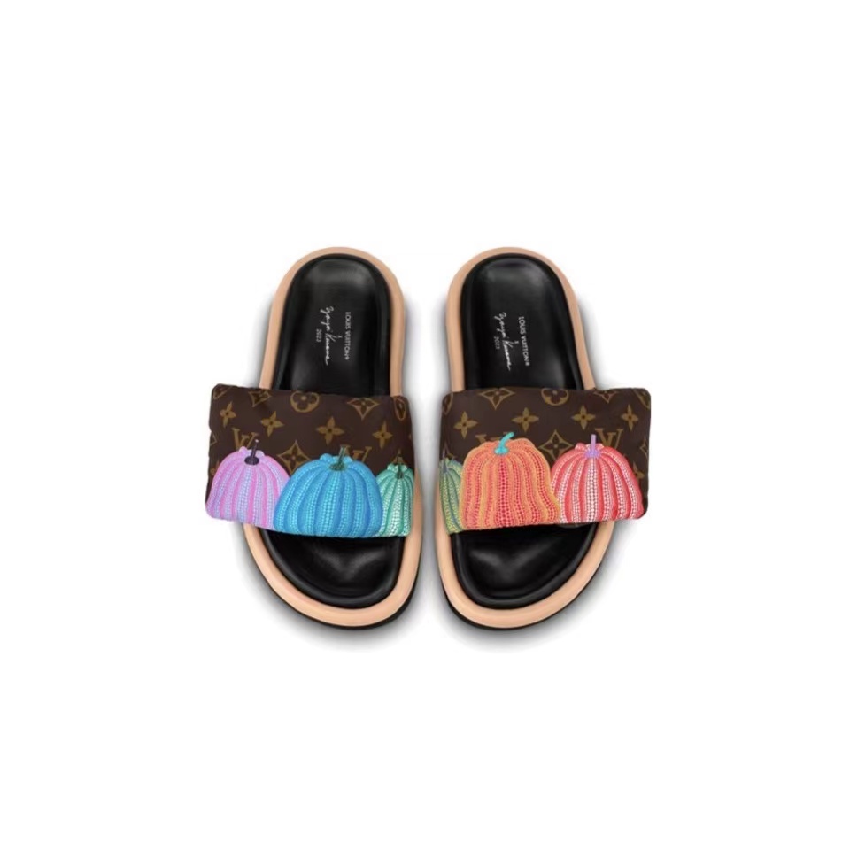Louis Vuitton LV  Pool Pillow Comfort x Yayoi Kusama Platform Mule - KAIROO