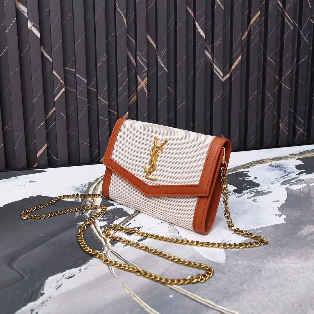 Saint Laurent WOC Canvas Envelope Bag - KAIROO