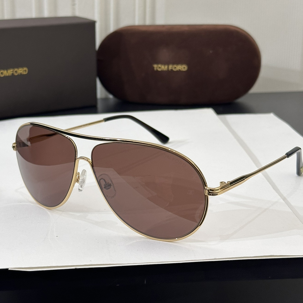 Tom Ford Thin Frame Metal Sunglasses Top Quality - KAIROO