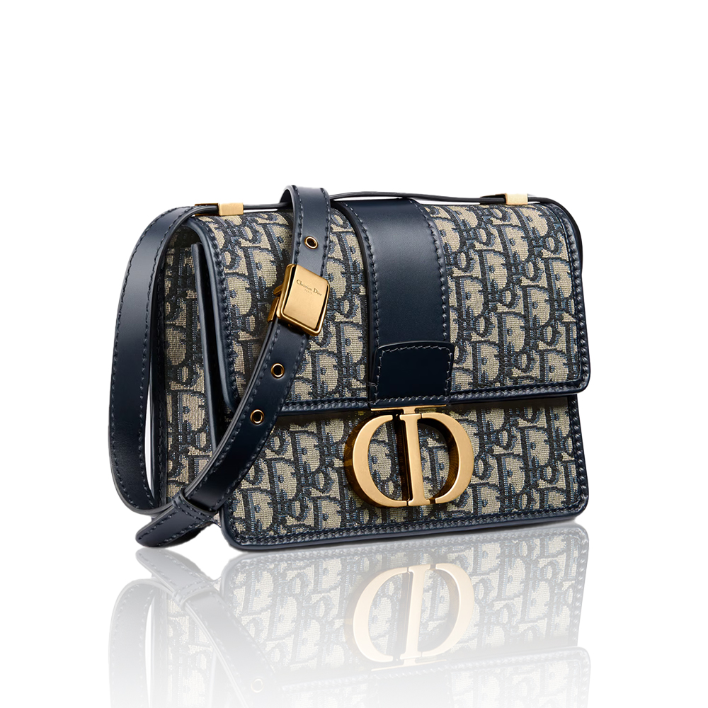 Dior 30 Montaigne Oblique Jacquard  CD Metal Buckle Flap Crossbody Bag - KAIROO