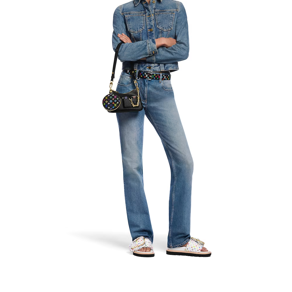 Louis Vuitton LV  Pool Pillow Flat Comfort Takashi Murakami Multicolor Mules - KAIROO