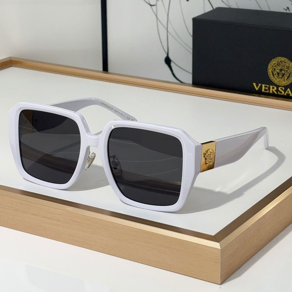 Versace  Simple Square Sunglasses Go With Everything Sunglasses Top Quality - KAIROO