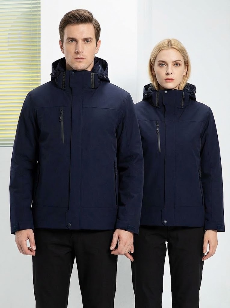 Fleece-lined, thickened, windproof jacket