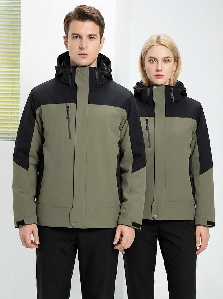 Fleece-lined, thickened, windproof jacket