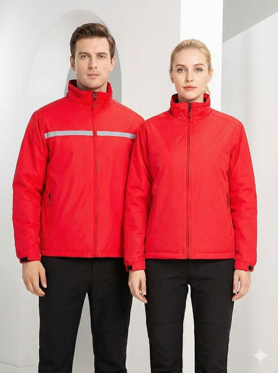 Reflective strip windproof jacket