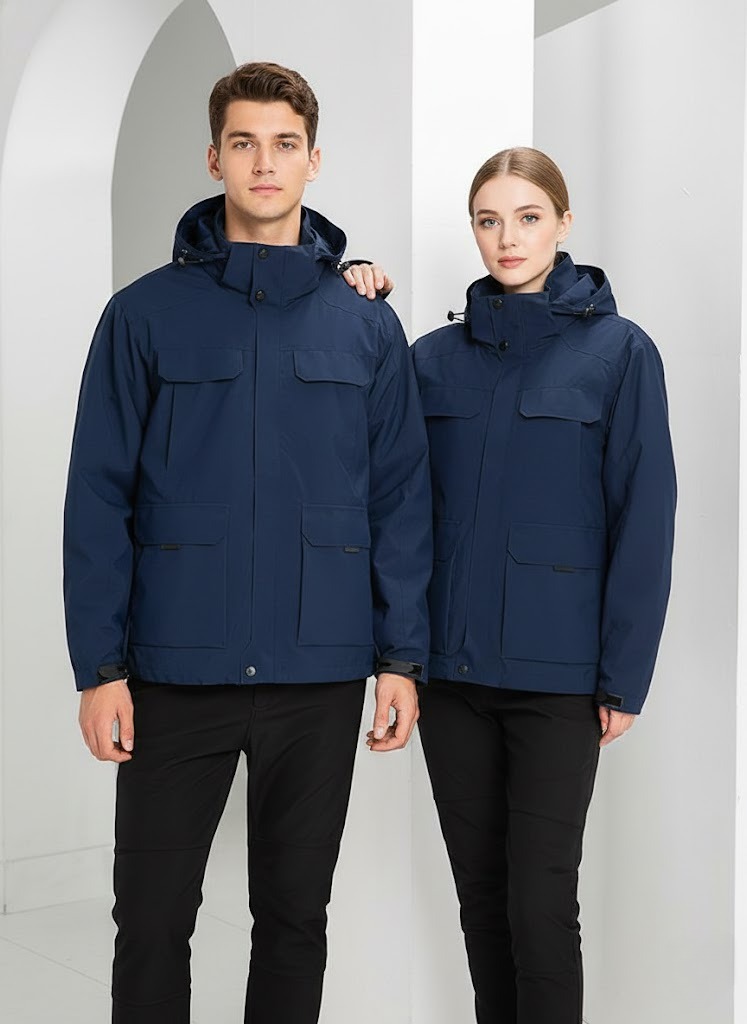 Four-pocket windproof jacket