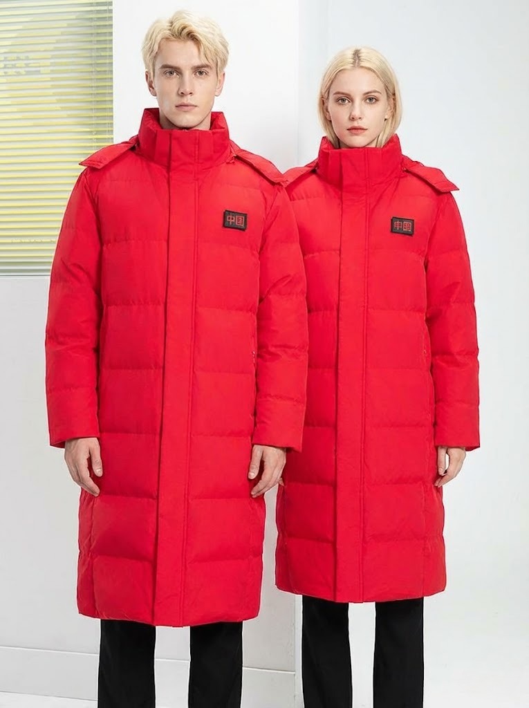 Long cotton-padded jacket