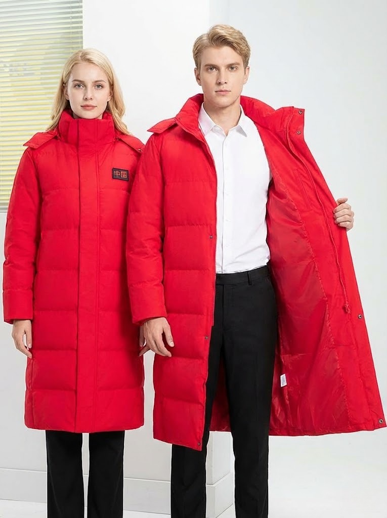 Long cotton-padded jacket