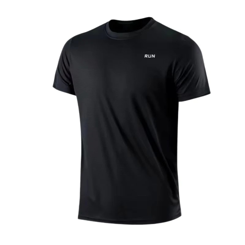 Quick Dry Short Sleeve Gym Running Moisture Wicking Round Neck T-Shirt Training Exercise Gym Sport Shirt New Tops T Shirt