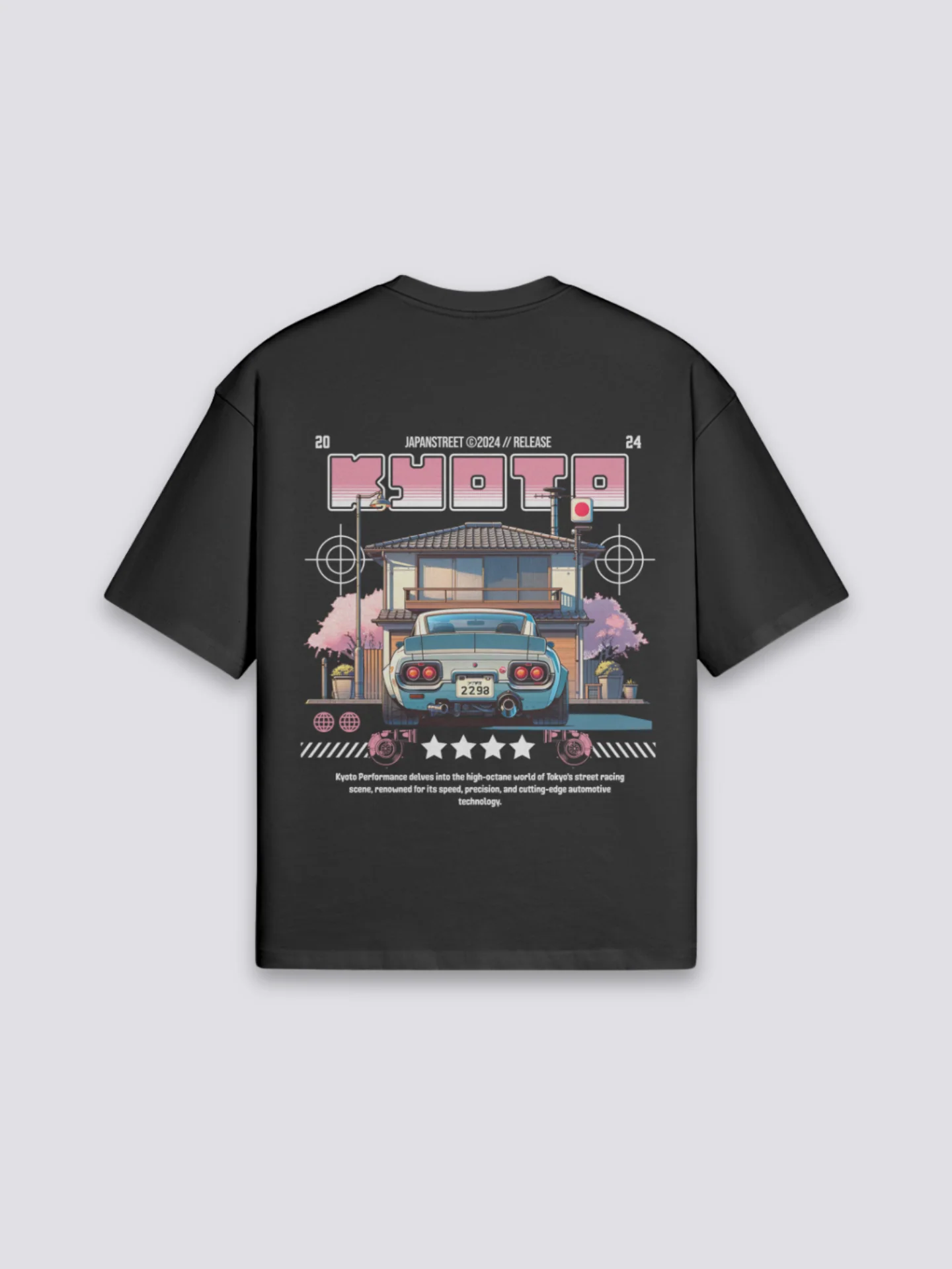 Japanese Car T-Shirt - きょうと