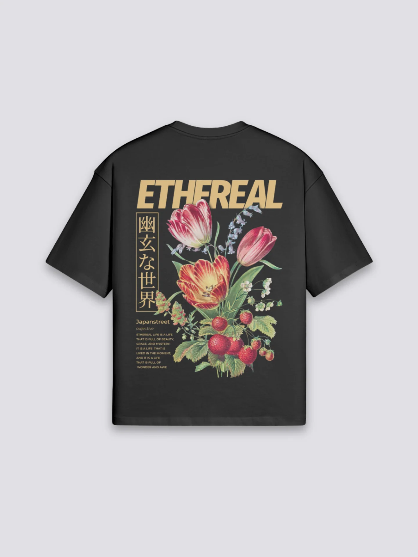 Japanese Flower T-Shirt - フラワーズ