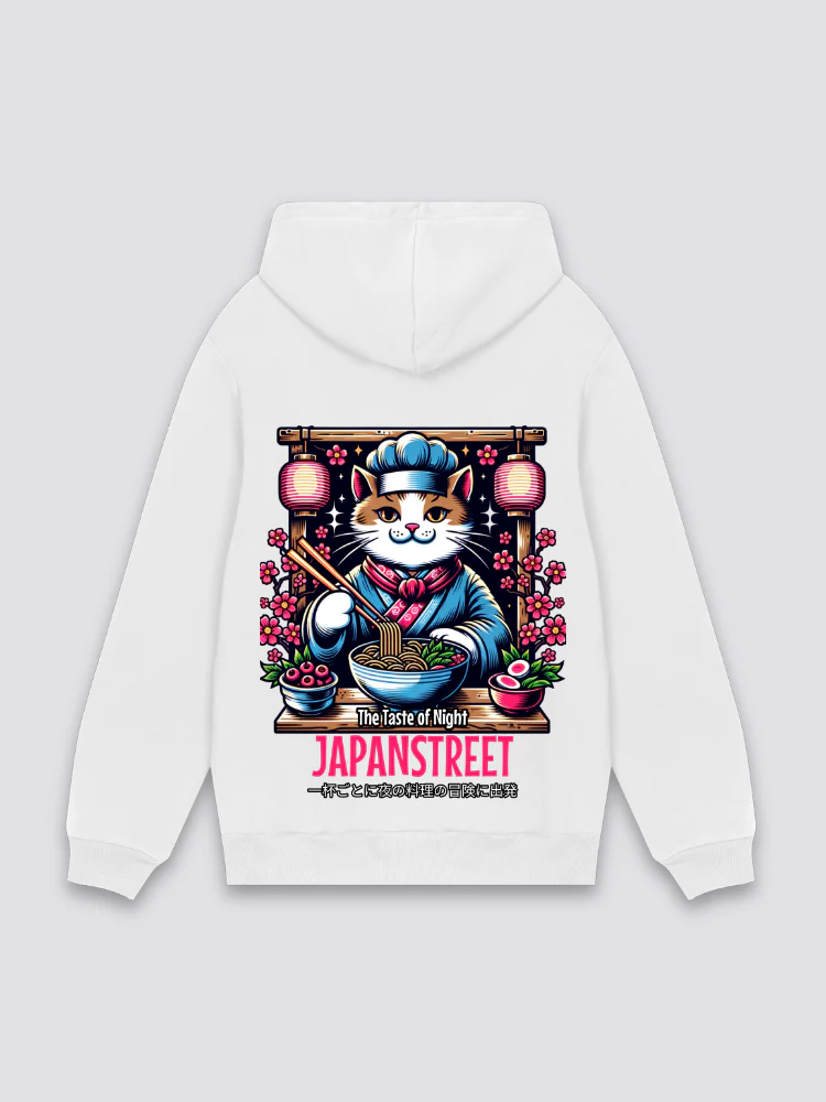 Japanese Cat Hoodie - ねこ