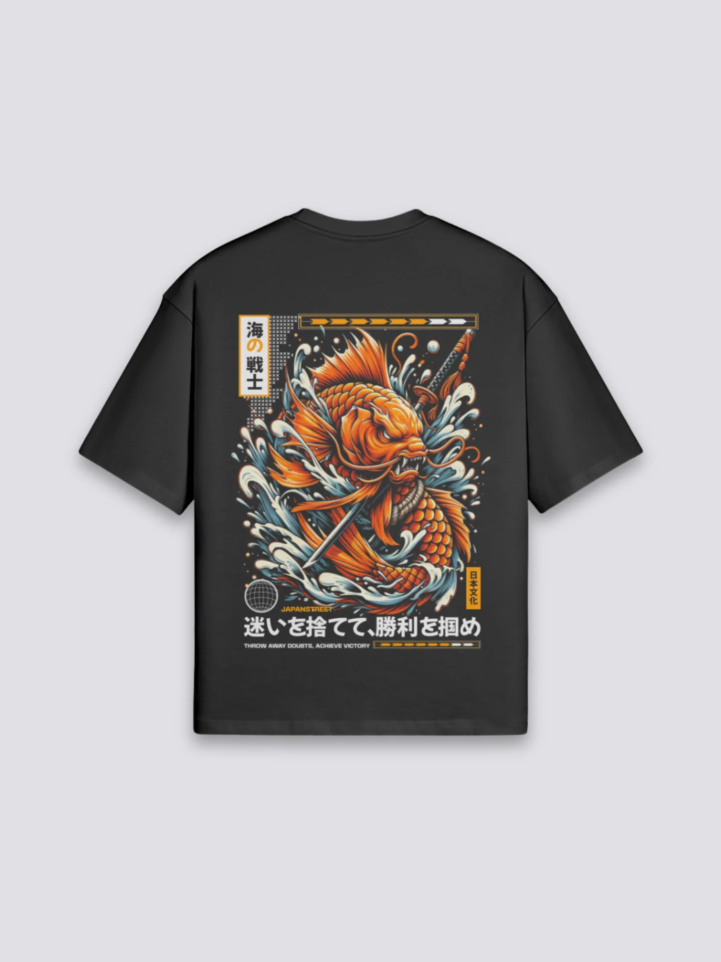 Japanese Graphic T-Shirt - ランチュウ