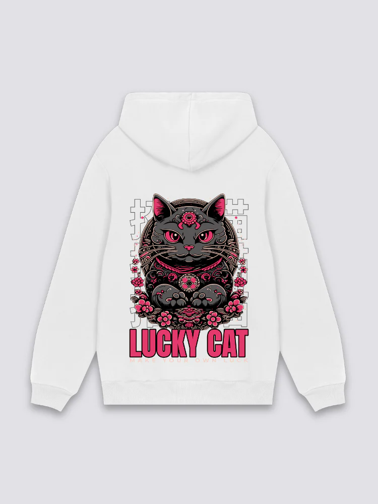 Maneki Neko Hoodie - 招き猫