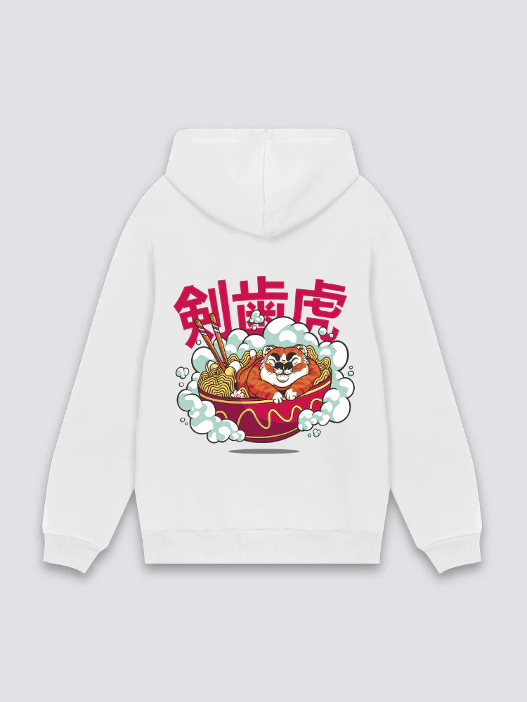 Hoodie with Japanese Writing - ニホンヅル