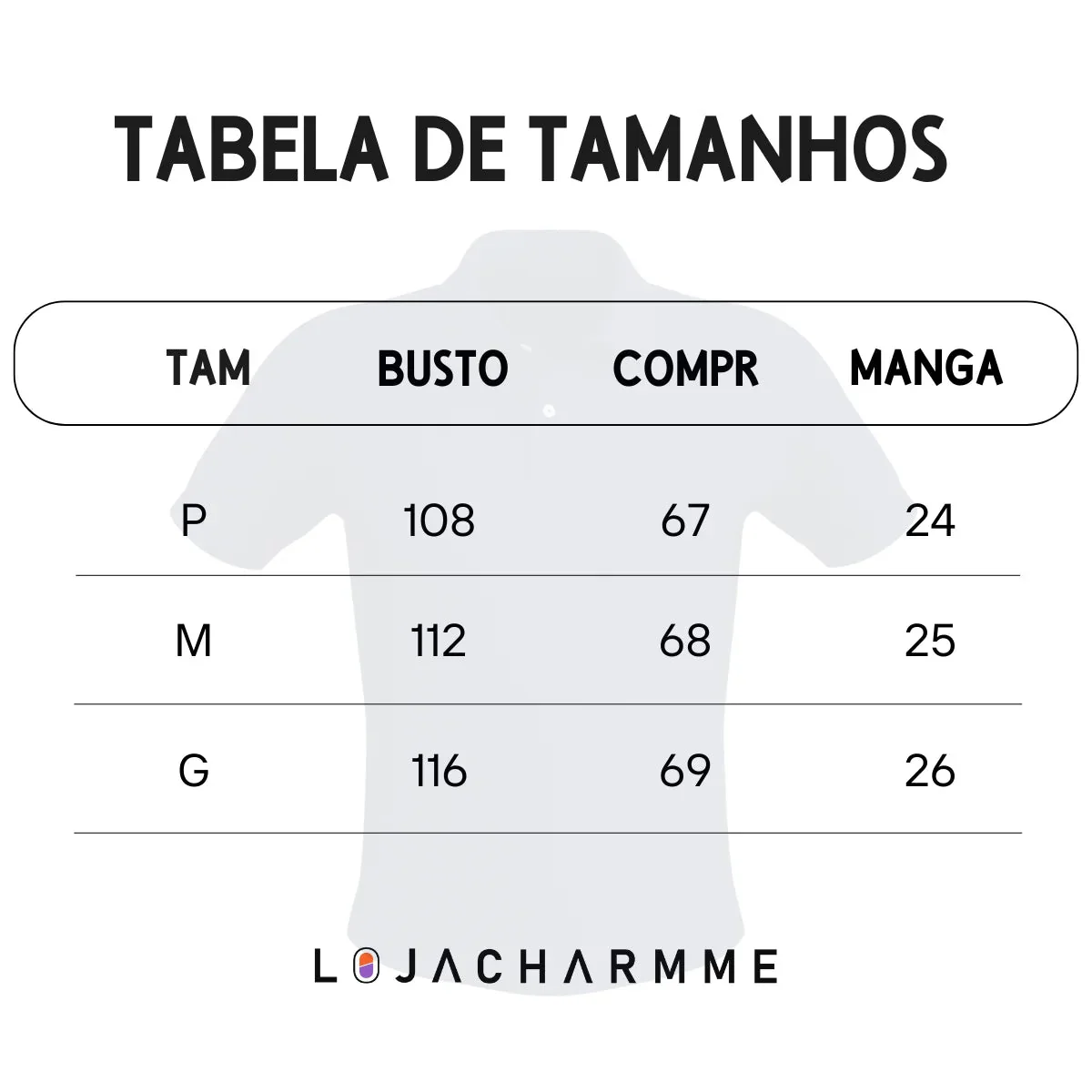 Camisa Manga Curta Masculina LC1039