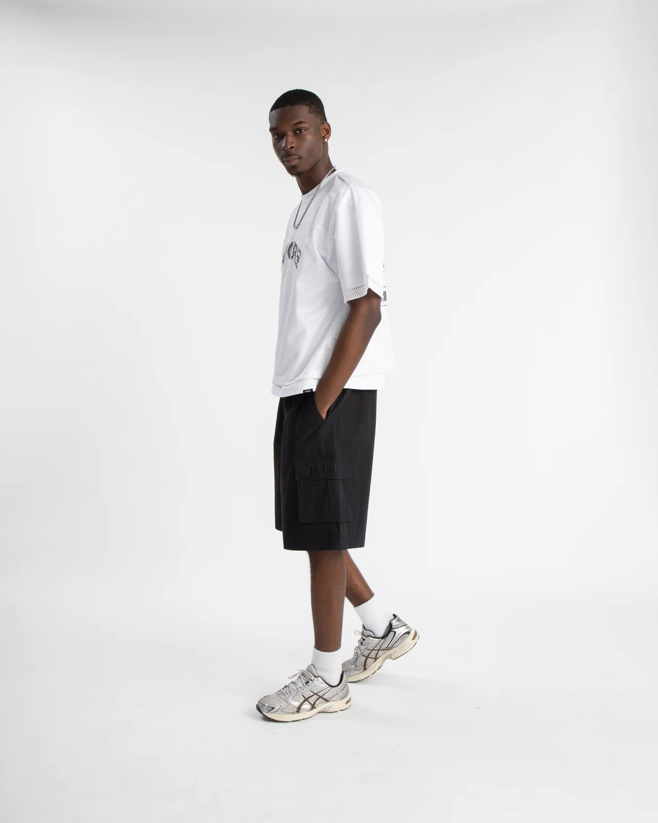 Baggy Nylon Shorts - Black