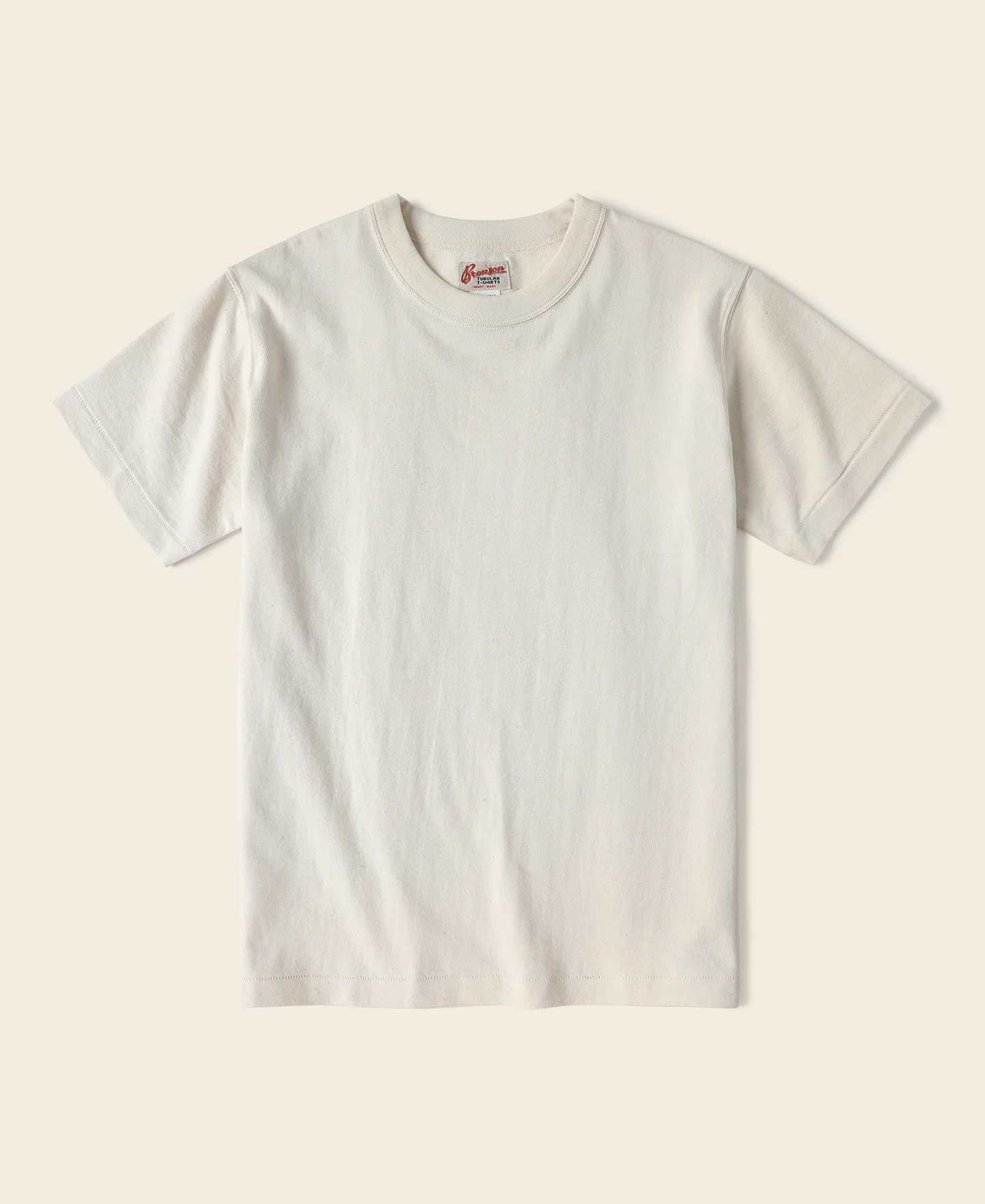 Loopwheel Tubular Athletic T-Shirt - Apricot