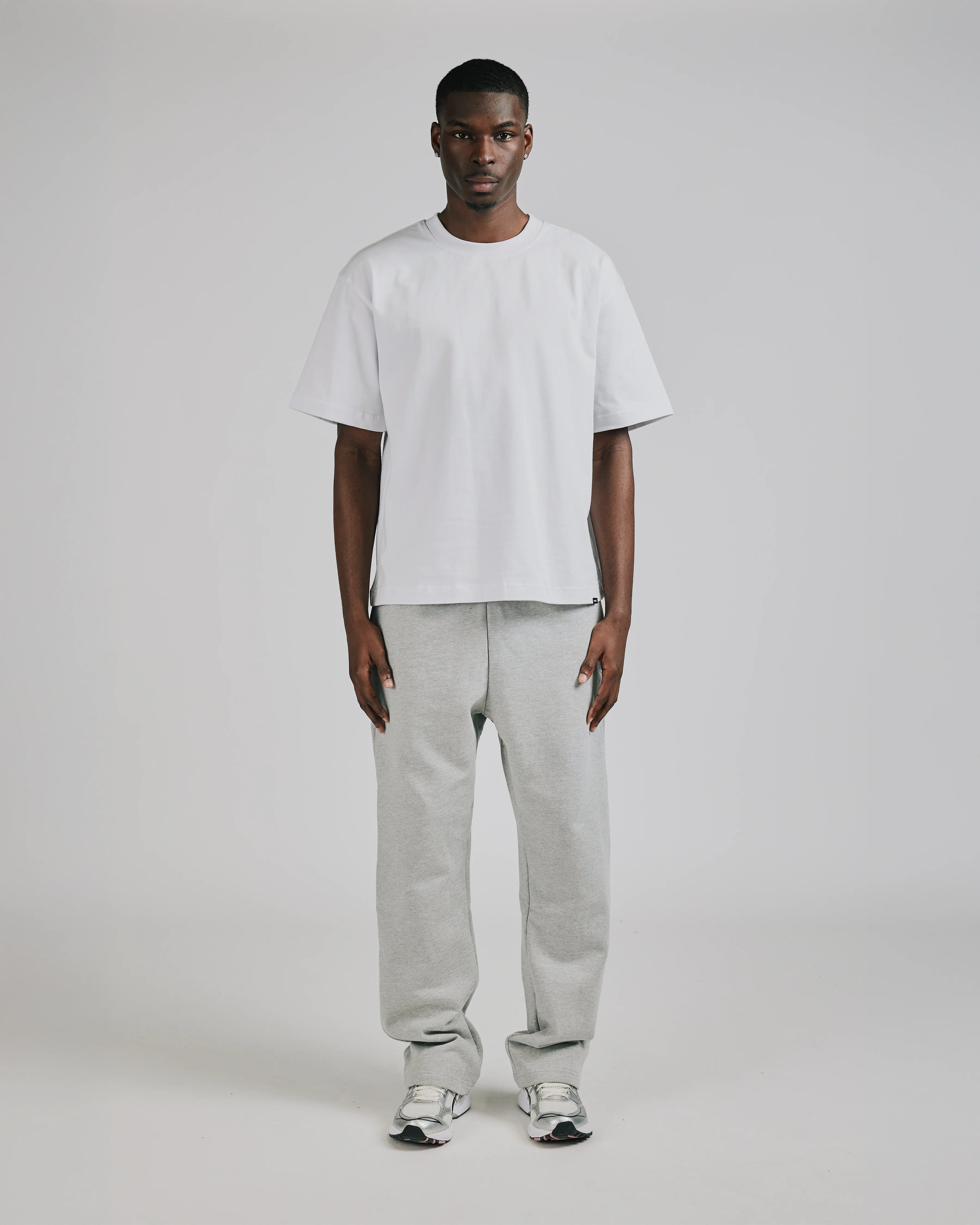 Open Bottom Sweatpant - Grey